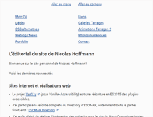 Tablet Screenshot of nicolas-hoffmann.net